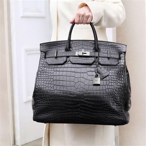 hermes hac crocodile bag|Hermes crocodile bag cost.